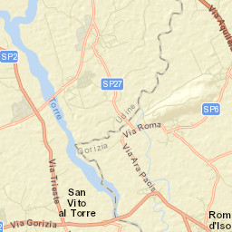 San Vito al Torre Street Map