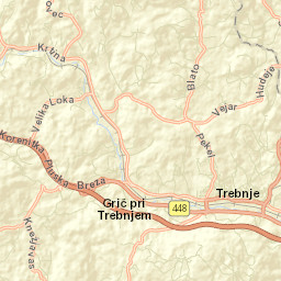 Trebnje Street Map