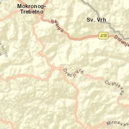 Mokronog Street Map