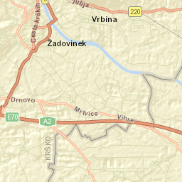 Leskovec pri Krškem Street Map