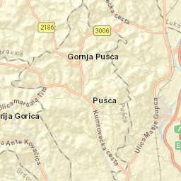 Pušća Street Map