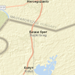 Hercegszántó Street Map
