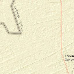 Gakovo Street Map