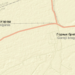 Gornji Breg Street Map