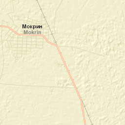 Mokrin Street Map