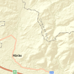 Comuna Hărău Street Map