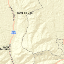 Pianu de Sus Street Map