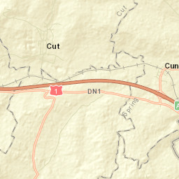 Cut Street Map