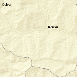 Comuna Ticuşu Vechi Street Map