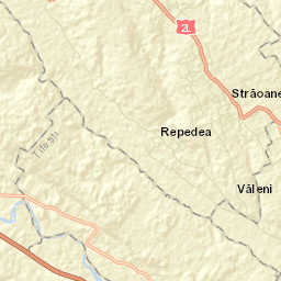 Străoane Street Map