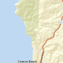 Cannon Beach Street Map