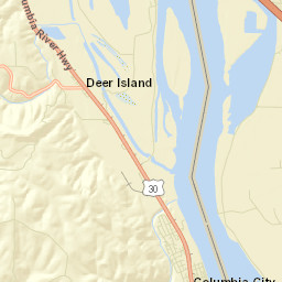 Columbia City Street Map