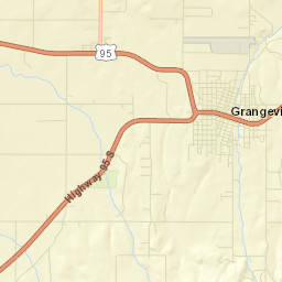 Grangeville Street Map