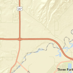 Three Forks Street Map
