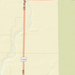 Mille Lacs County Street Map