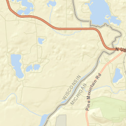 Bass Lake Road, Iron Mountain, MI 49801 Street Map