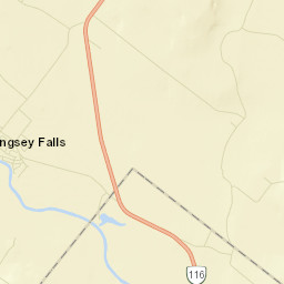 Kingsey Falls Street Map