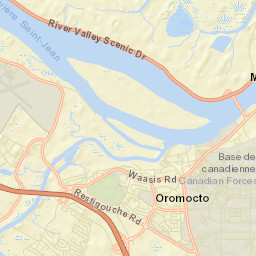 Oromocto Street Map