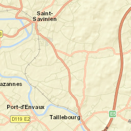 Saint-Savinien Street Map
