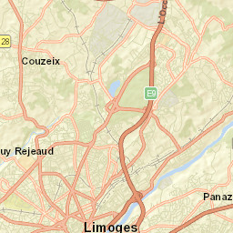 Limoges Street Map