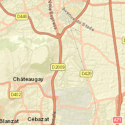 Cébazat Street Map
