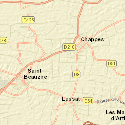 Chappes Street Map