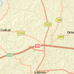 Orléat Street Map