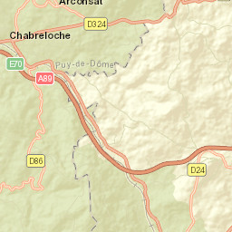 Chabreloche Street Map