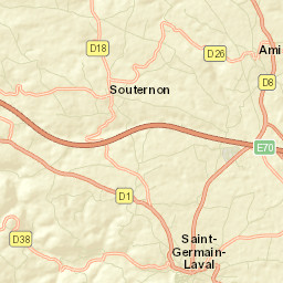 Saint-Germain-Laval Street Map