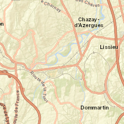 Lozanne Street Map