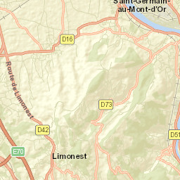 Couzon-au-Mont-d’Or Street Map