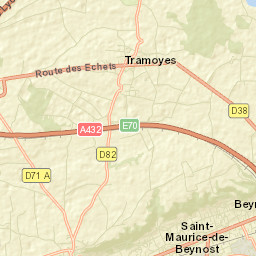Saint-Maurice-de-Beynost Street Map