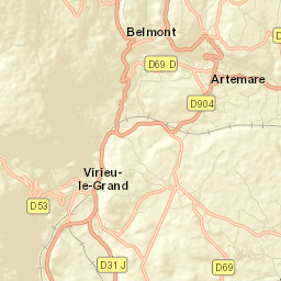 Virieu-le-Grand Street Map