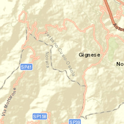 Gignese Street Map