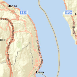 Brovello-Carpugnino Street Map