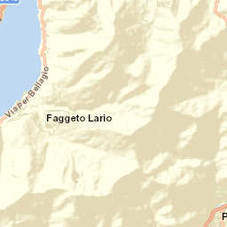 Faggeto Lario Street Map