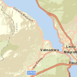 Provincia di Lecco Street Map