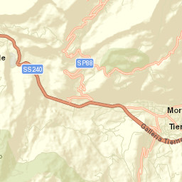 Ronzo-Chienis Street Map