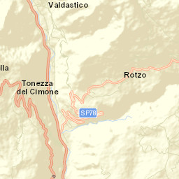Tonezza del Cimone Street Map