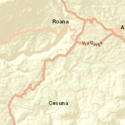 Roana Street Map