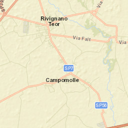Rivignano Street Map