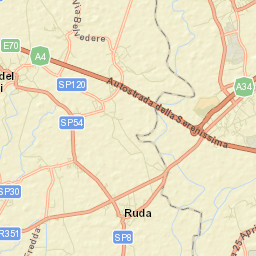 Romans d'Isonzo Street Map
