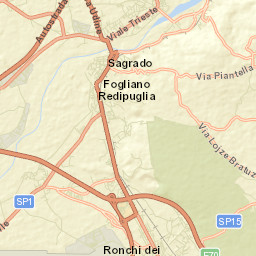 Provincia di Gorizia Street Map