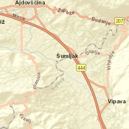 Ajdovščina Street Map