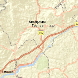 Šmarjeta Street Map