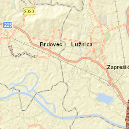 Grad Zaprešić Street Map