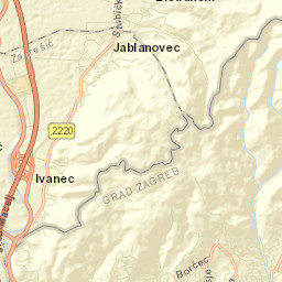 Jablanovec Street Map