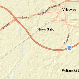 Grad Vrbovec Street Map