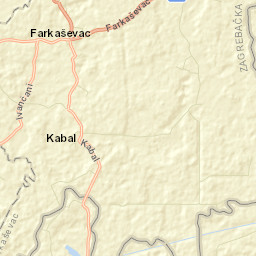 Farkaševac Street Map