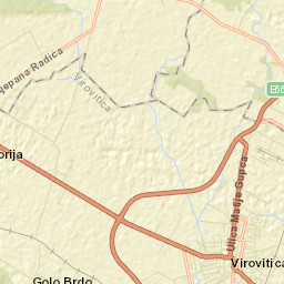 Virovitica Street Map